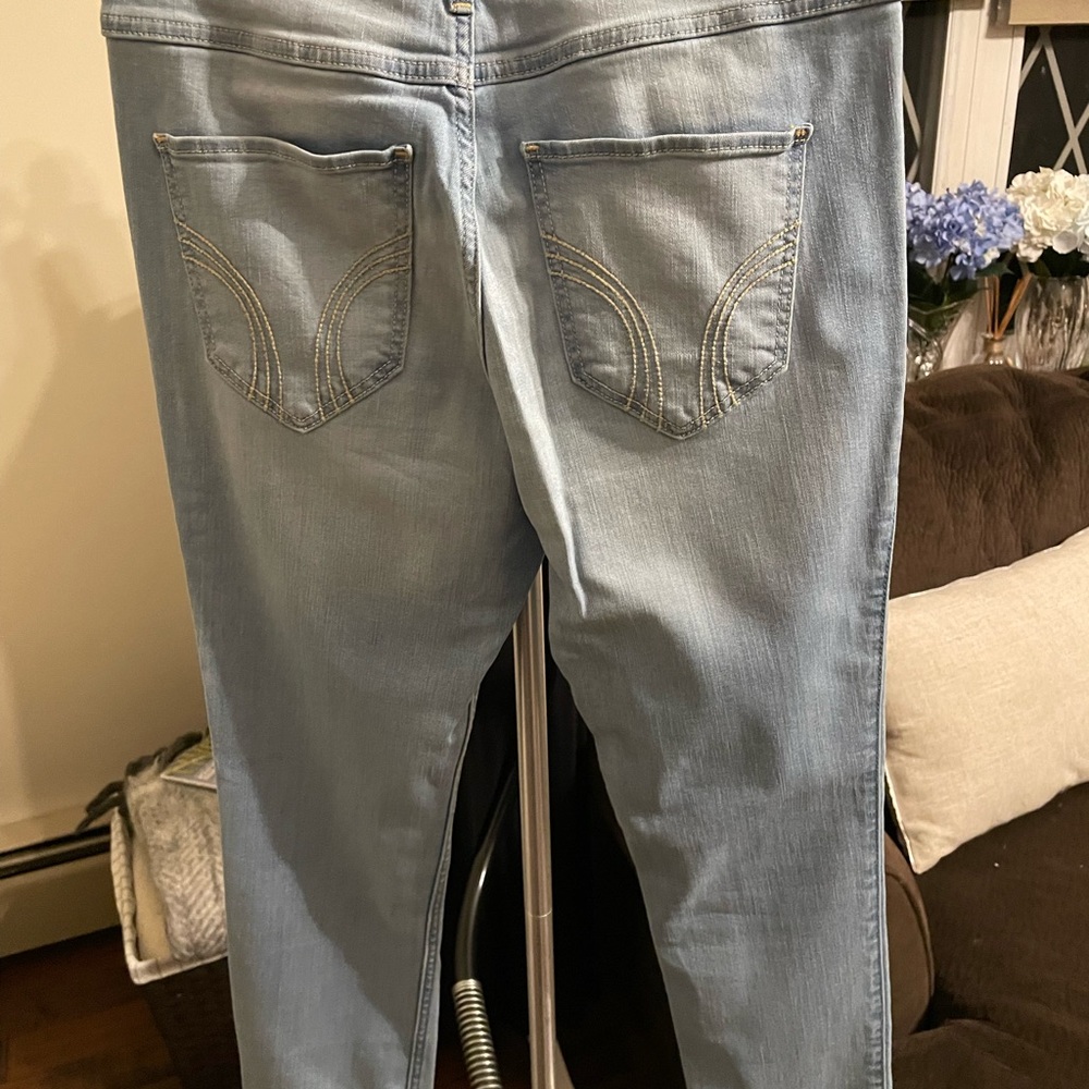 Hollister Blue Straight Leg Jeans Classic Style